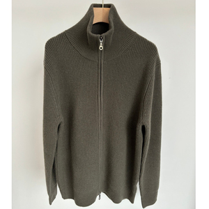 <span class=keywords><strong>Cardigan</strong></span> 100% con scollo e cuscino in Cashmere da uomo con <span class=keywords><strong>cerniera</strong></span> per 2024 invernali - Product Image 1