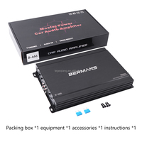 Nouvel amplificateur de voiture 4 canaux classe AB 60Wx4 4 ohms 12-24V haute qualité sonore avec crossovers, OEM ODM