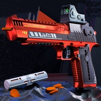 Pistola de Juguete Eléctrica Blaster Ráfaga Desert Eagle Lanzador de Proyectiles Blandos Arma de Airsoft para Niños Regalo de Navidad Juegos de Disparos