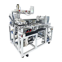 Machine à coudre industrielle automatique pour poches, programmable, pour poches de jeans avec rabat et surpiqûre