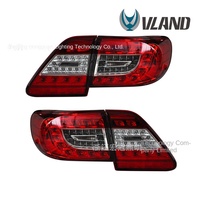 Nouveau feu arrière LED VLAND YAB-KLL-0160 6000K pour VW 2011-2013, lentille fumée/tétonnée pour feux de freinage et clignotants modifiés