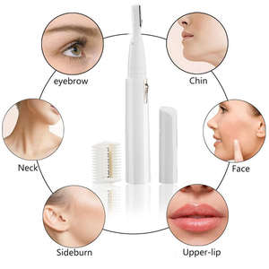 ชุดที่กันคิ้วปากกาโกนหนวดขนาดเล็กแบบพกพากรรไกรปลอดภัยทำจากสเตนเลสไฟฟ้าสำหรับผู้หญิงในโรงแรม - Product Image 4