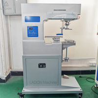 Imprimante automatique de tampon Machine de tampographie électrique à une couleur avec porte-gobelet d'encre Arbre Règle d'encre de peinture Fournitures Kit Matériaux