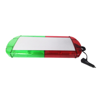 DC12-24V Auto und LKW Rot Grün Blitzlicht leiste Notfall LED rotierende Licht leiste-Wasserdicht & Magnet halterung