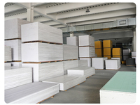 Papan Busa PVC Co-extrusion 18mm Putih & Berwarna Tahan Air Sistem Interlocking Ringan untuk Penggunaan Kabinet