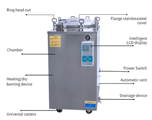 Esterilizador Automático en Autoclave, Máquina de Esterilización de 150l para Instrumentos Dentales, Esterilización a Alta Temperatura - Product Image 1