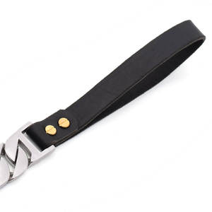 निर्माता समायोज्य बुलडॉग श्रृंखला 42mm सभी आकार चांदी कुत्ते की चेन - Product Image 6