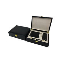Vente en gros d'usine recyclable stylo réutilisable en ABS, ensemble porte-clés boîte d'emballage cadeau personnalisée d'affaires petites boîtes en plastique