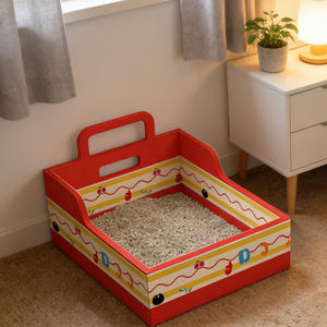 Caixa de Areia para Gato Dobrável e Descartável, Moderna e Ecológica, Portátil para Viagens e Limpeza de Animais de Estimação - Product Image 4