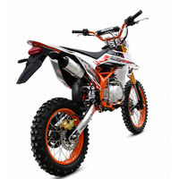Moto tout-terrain Enduro 125cc à essence, moteur 4 temps, suspension hydraulique, frein à disque, motocross