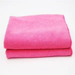 8020 350Gsm Custom Logo Super Zachte Dikke Microfiber Grijs Handdoek Auto Wassen Doek