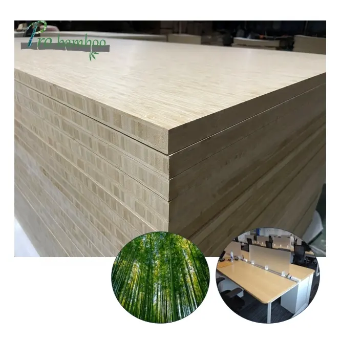 Face sanding well AA AB grade high quality natural moso bamboo products 4*8 bamboo plywood for laser cutting manufacturer