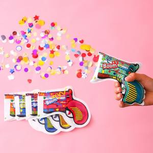 מכירות חמות קריאייטיב ידני מתנפחים זיקוקין אקדח סרט אלומיניום יום הולדת אביזרים לעודד אביזרים עידוד - Product Image 5