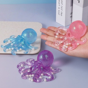 Jouet Squishy Pieuvre Mignonne en TPR Ultra Doux à Remontée Lente Anti-Stress Vente en Gros - Product Image 3