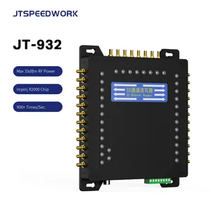 Rfid Fixed Reader JTSPEEDWORK 8/16/32 Ports Long Range UHF RFID Fixed Reader 860Mhz-960Mhz For Smart Warehouse Management System