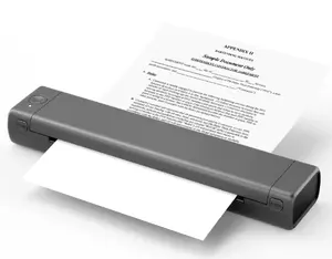 เครื่องพิมพ์ Phomemo M08F A4 เครื่องพิมพ์พกพา เครื่องพิมพ์พกพาความร้อนไร้สาย สําหรับพิมพ์ PDF, Word, ภาพ, เว็บ จากโทรศัพท์ของคุณ