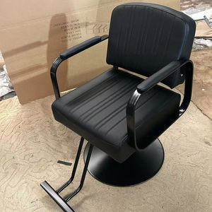 Sillón de Peluquería Hidráulico Reclinable Vintage para Salón de Belleza, Peluquería y Barbería - Product Image 1