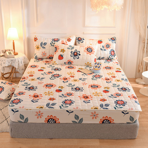 <span class=keywords><strong>Funda</strong></span> protectora <span class=keywords><strong>de</strong></span> colchón con estampado <span class=keywords><strong>de</strong></span> sábanas acolchadas, juego <span class=keywords><strong>de</strong></span> colcha fija, <span class=keywords><strong>funda</strong></span> <span class=keywords><strong>de</strong></span> cama ajustada - Product Image 5
