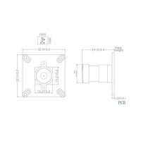 Módulo de Cámara USB de 2MP, Plug-and-Play, Sin Controladores, UVC 1080P, Amplio Rango Dinámico, Reconocimiento Facial y de Objetos, Monitoreo de Video