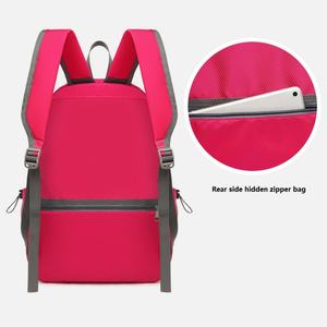 High Quality Stylish Polyester <b>Student</b> <b>Backpack</b> Custom Logo Foldable Nylon Waterproof Leisure Travel Outdoors School Bag for - Product Image 6