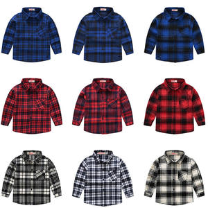 Nouvelle chemise à carreaux classique décontractée à manches longues pour garçons et enfants, collection printemps-automne, vente en gros, tendance et très demandée - Product Image 2