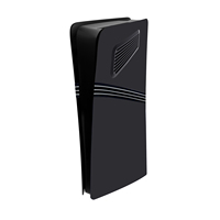 Coque de protection remplaçable noire mate KJH pour PS5 Pro DE Cooling, étui de protection pour PlayStation 5 Pro Digital Edition