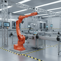 Robot de palettisation STEP SR10/2000 avec une charge utile de 10 kg et une portée de bras de 2010 mm, bras robotisé à 6 axes