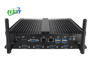 Mini PC Sin Ventilador Intel <span class=keywords><strong>Core</strong></span> <span class=keywords><strong>I7</strong></span> 7600U I5 <span class=keywords><strong>7200U</strong></span> 4USB3.0 Pantalla Dual VGA HDMI Controlador Industrial para Sistemas de Visión Artificial 24/7 - Product Image 2