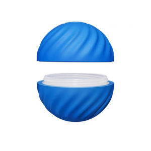 Toptan fabrika çevre dostu kauçuk lüks katı kapalı turuncu mavi kauçuk plastik interaktif Pet kedi köpek oyuncak topu Fetch Fetch - Product Image 6