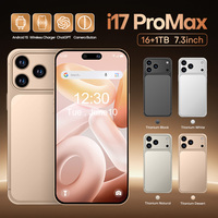 Nouveau Smartphone 5G I17 Promax OLED 16+1 To Android 15 NFC Octa Core LTE HD pour le jeu (Français, Allemand, Espagnol)