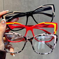 Nouvelles lunettes anti-lumière bleue pour femmes et hommes, style œil de chat, photochromiques, avec charnière en métal