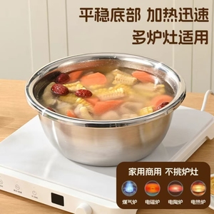 Stainless Steel <b>Colander</b> Vegetable Washing Basin Drain Basket Kitchen Rice <b>Strainer</b> 304 Metal Fine Mesh Even Holes - Product Image 4