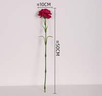 Grossiste Fleurs Artificielles de Qualité Supérieure, Œillets Réalistes Blancs et Roses pour Mariages et Décoration Intérieure
