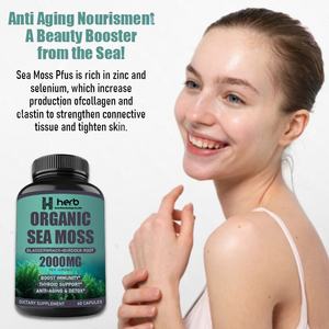 Cápsulas de Musgo Marino Plus en Oferta, Suplementos para el Cuidado de la Salud, Aumentan la Energía, Cápsulas Veganas, Gomitas - Product Image 5