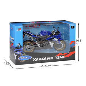 BobbieGoods WELLY 1:10 Yamaha YZF R1 Motocicleta Pesada de Juguete de Plástico ABS Fundido a Presión, Modelo de Simulación Realista, Venta al por Mayor - Product Image 2