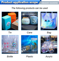 UV DTF AB Folien-Drucker mit Druck- und Laminiersystem für Glas, Metall, Acryl, Kunststoff und Individuelle Aufkleber mit RIP-Software