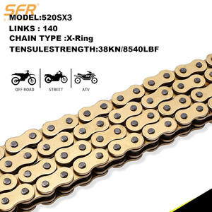 Ensemble chaîne et pignon de moto en acier haute performance <span class=keywords><strong>SFR</strong></span> 520SX3 520VO 520HX 525SX pour ATV tout-terrain, maillon de connexion - Product Image 6