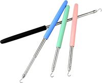 Outil d'aide pour bracelets, support rétractable pour fermoirs de colliers, crochet de fixation rapide