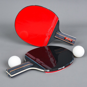 Set di Racchette da Ping Pong Personalizzate di Alta Qualità a 4 Stelle, <span class=keywords><strong>Attrezzatura</strong></span> Sportiva Professionale a 5 Strati con Base in Legno e Gomma - Product Image 2