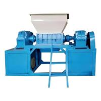 Broyeur à double arbre robuste / Machine de broyage de déchets industriels pour plastique, métal, bois, pneus (Basse vitesse, Couple élevé)