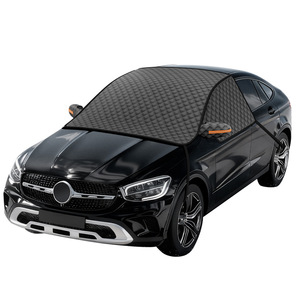 Housse pare-neige pour pare-brise de voiture Lanbowang, extra large, épaisse, en aluminium magnétique, pare-soleil avant, anti-givre, antigel - Product Image 1