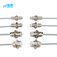 Capteurs de proximité inductifs cylindriques de 45 mm m12 npn nc encastrés, encastrés ou non encastrés, DC 10-30V 1mm-40mm M8 M18 M30 capteur inductivo