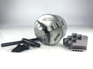 <span class=keywords><strong>Mandrin</strong></span> auto-centrant à <span class=keywords><strong>3</strong></span> mâchoires SANOU de fabrication chinoise pour tour CNC, diamètre extérieur 100 mm, modèle K11 100, broche haute précision - Product Image 2