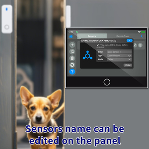Nhà công nghệ cao tuya Wifi + 4 gam GSM hệ thống báo cháy với cảm biến cửa thông thường nhà Hệ thống an ninh pin cung cấp điện - Product Image 3