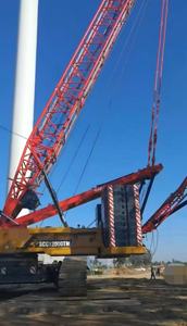 Grue sur chenilles SANY 2020 t d'occasion de 800 ans SCC8000A Machinerie de levage lourde en bon état avec composant de moteur central à vendre - Product Image 3