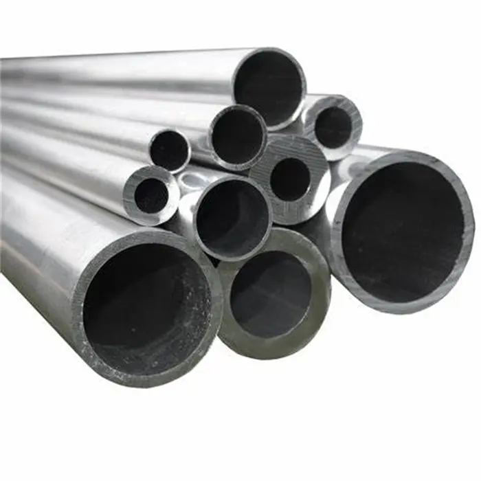 Tube en Aluminium creux de grand diamètre à finition de moulin rectangulaire 6061 de haute qualité