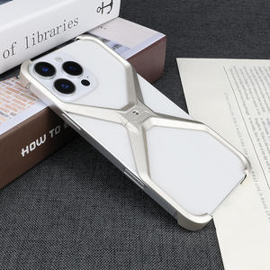 Étui de téléphone portable en alliage d'aluminium détachable anti-chute sans cadre en métal à dissipation thermique - Product Image 2