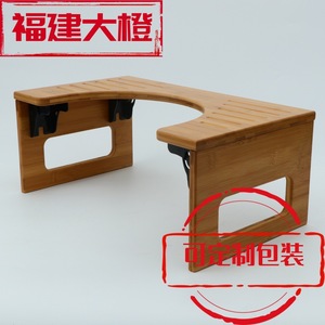 Bamboo Toilet <b>Stool</b> 43.4x25.4x18.2cm Folding Portable Footrest For Seniors And Children <b>Bathroom</b> Safety Equipment - Product Image 4