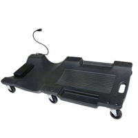 Perayap Creeper Mekanik Garasi Lampu 40 6 Roda Papan Plastik Creeper Mobil