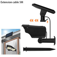 Lampes solaires d'extérieur 128COB Super Bright Motion Sensor Light Wide Angle Security Pir Sensor Outdoor Garden Light